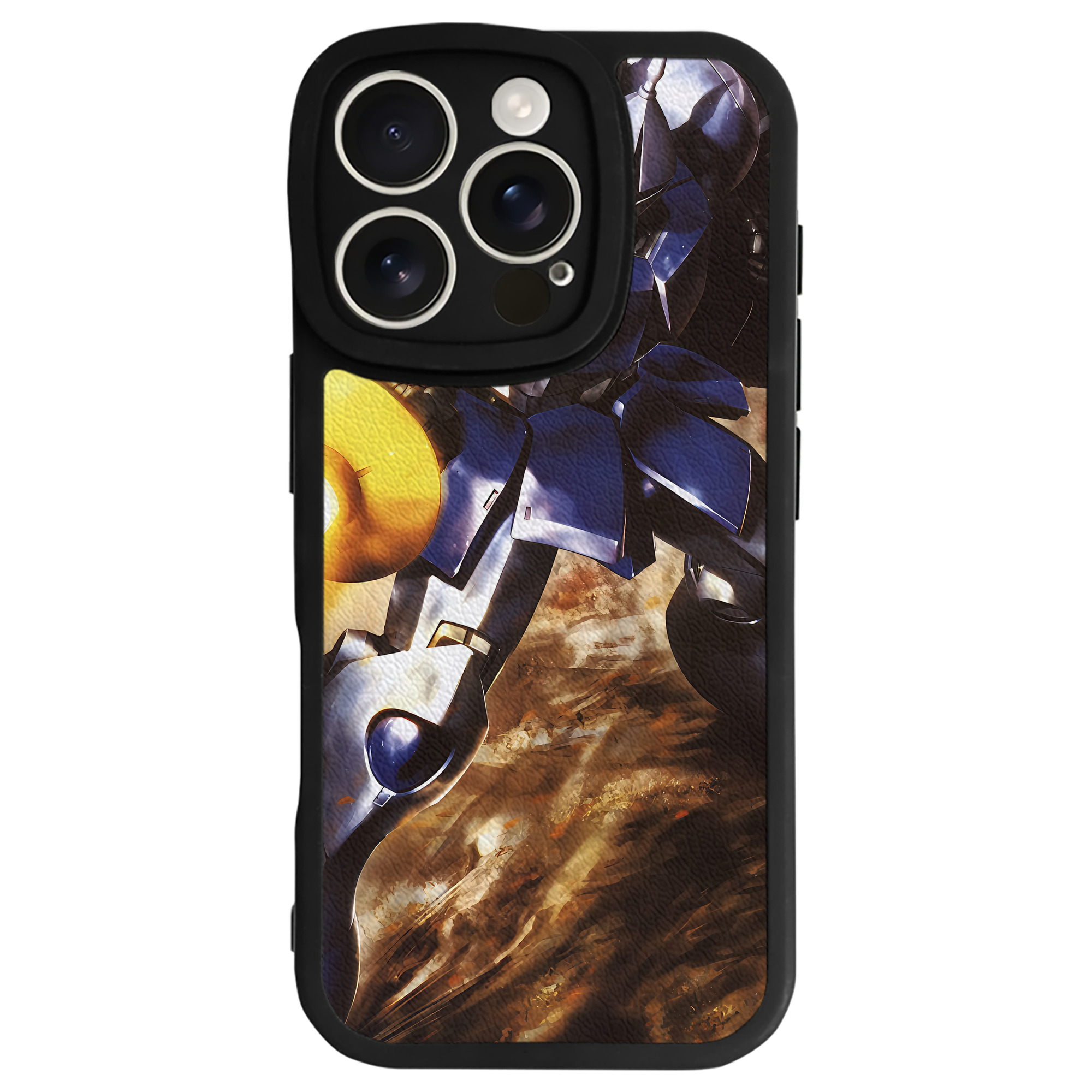 （画像用） 機動戦士ガンダム Mobile Suit Gundam 【iPhone 16シリーズ対応】シリコンスマホケース（レザー調） 材質：シリコン